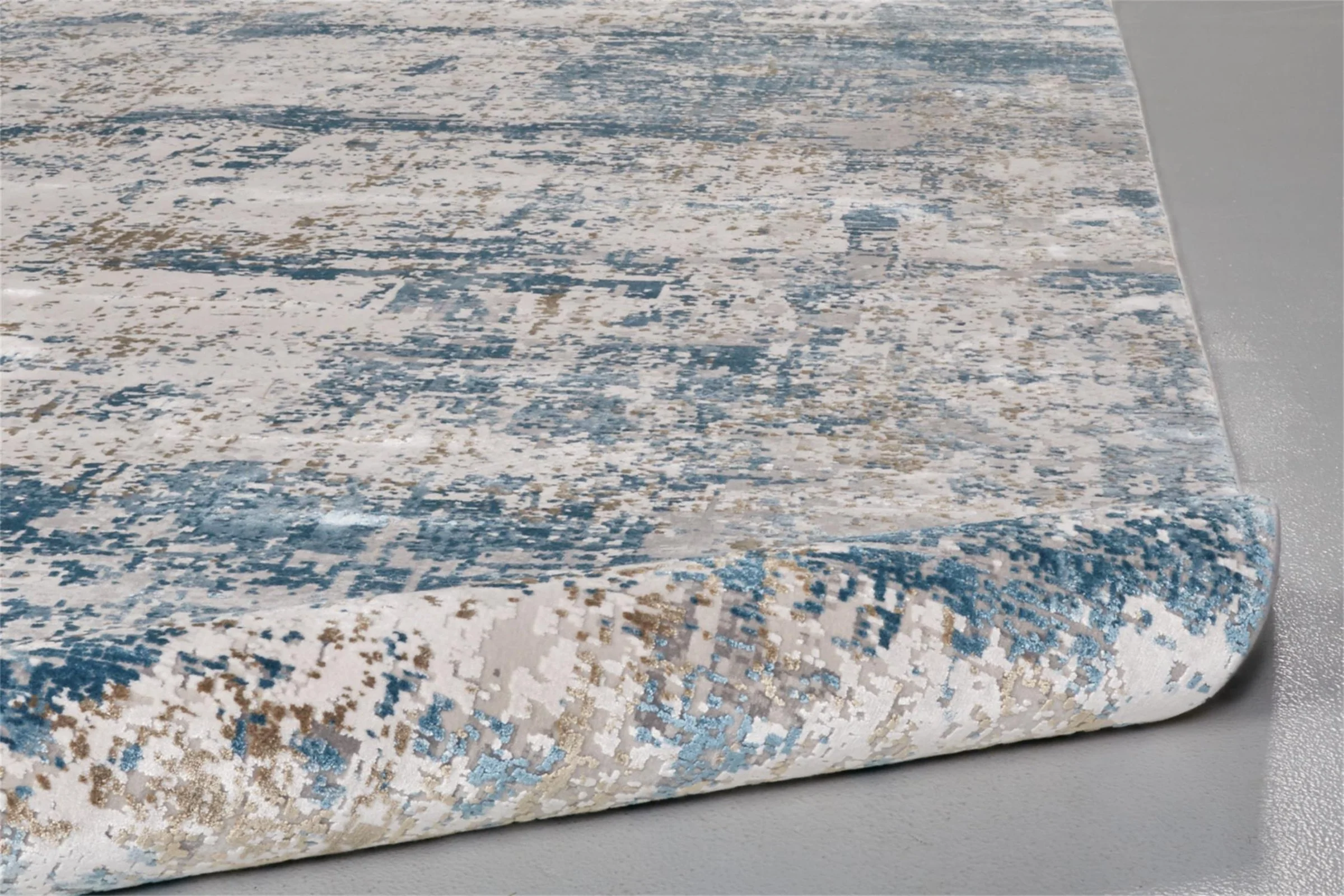 Feizy Cadiz 3891F Rug in Blue/Ivory - Image 12