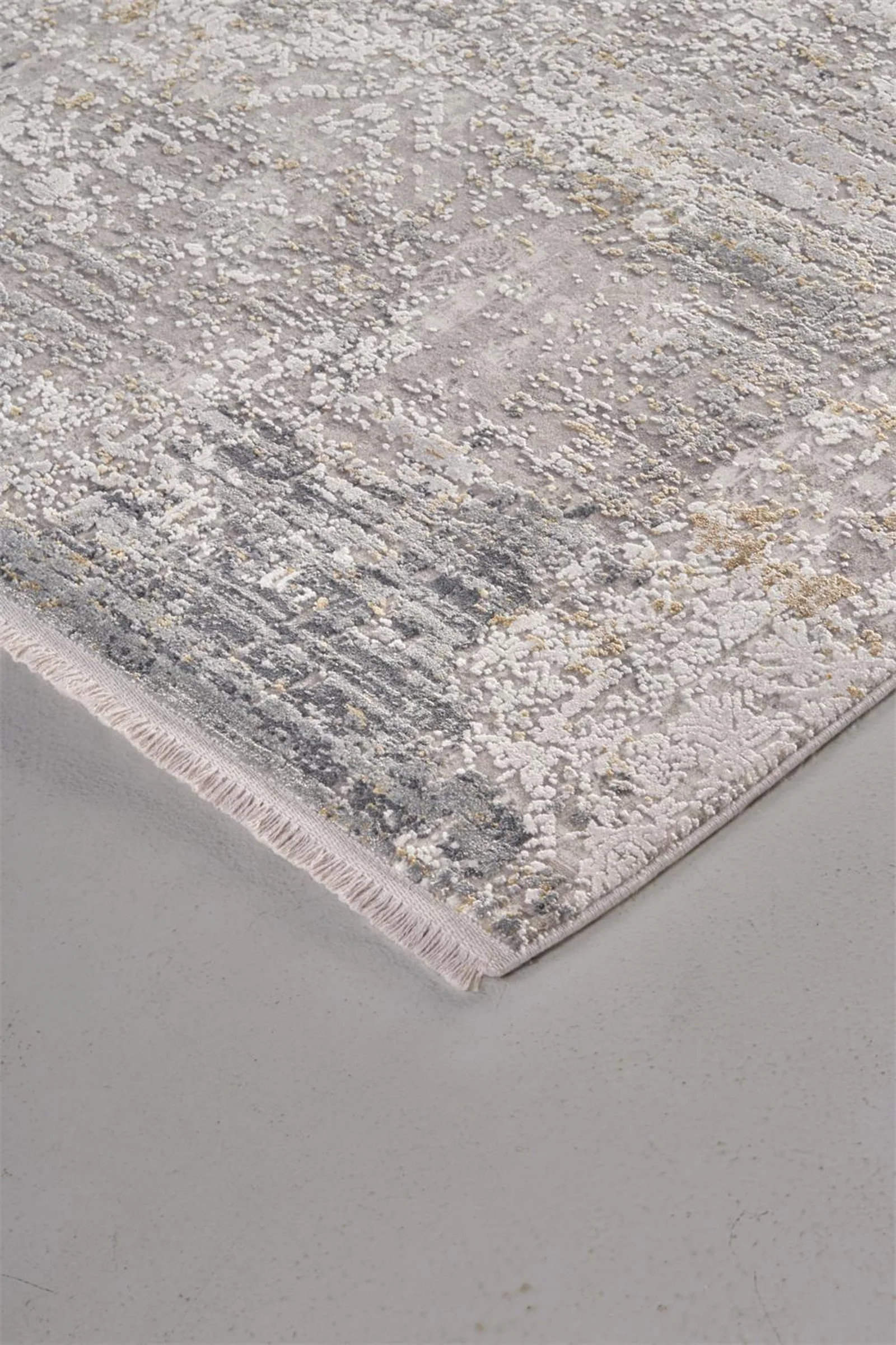 Feizy Cadiz 3892F Rug in Light Gray/Ivory - Image 2