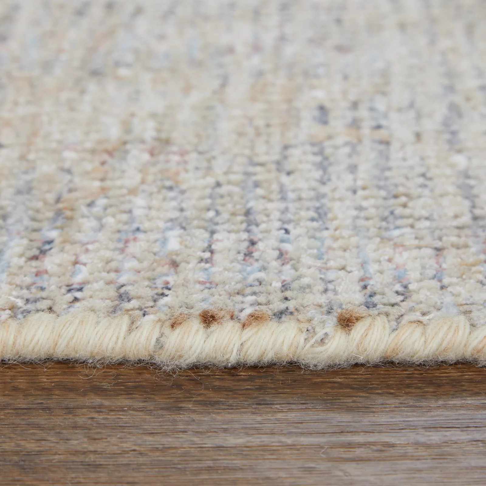 Feizy Caldwell 8976F Transitional Floral & Botanical Rug in Ivory/Tan/Blue - Image 8