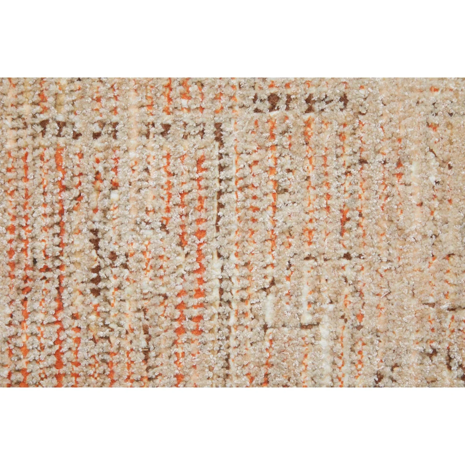 Feizy Caldwell 8977F Transitional Medallion Rug in Orange/Tan/Ivory - Image 6