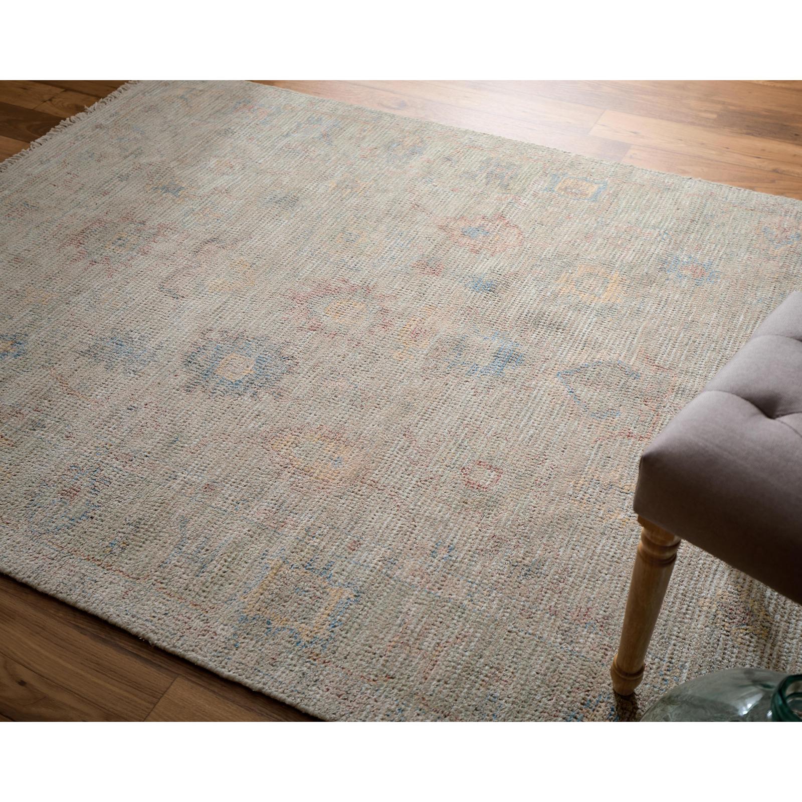 Feizy Caldwell 8978F Transitional Floral & Botanical Rug in Brown/Tan/Blue - Image 2