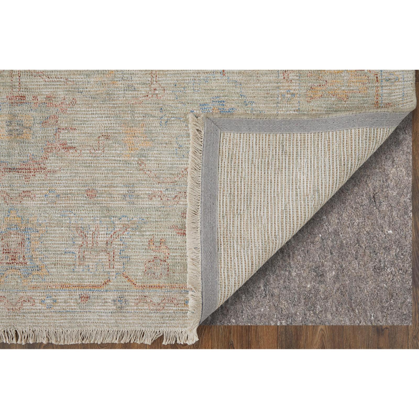 Feizy Caldwell 8978F Transitional Floral & Botanical Rug in Brown/Tan/Blue - Image 4
