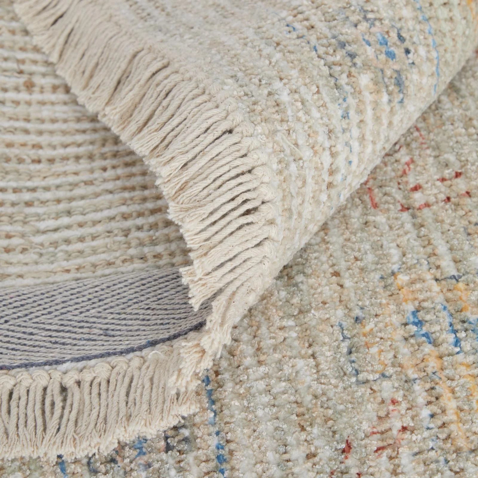 Feizy Caldwell 8978F Transitional Floral & Botanical Rug in Brown/Tan/Blue - Image 7