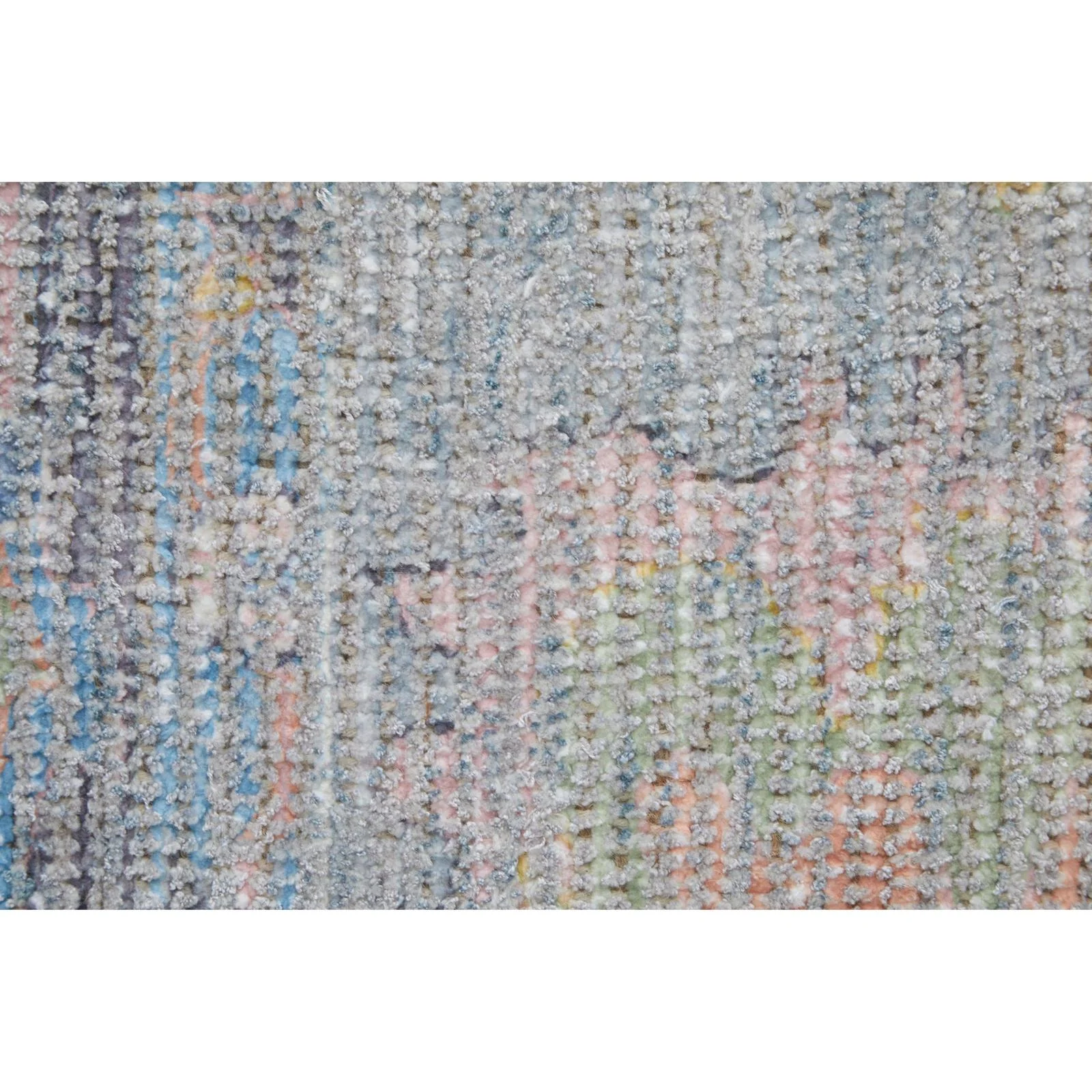 Feizy Caldwell 8979F Transitional Floral & Botanical Rug in Blue/Yellow/Orange - Image 6