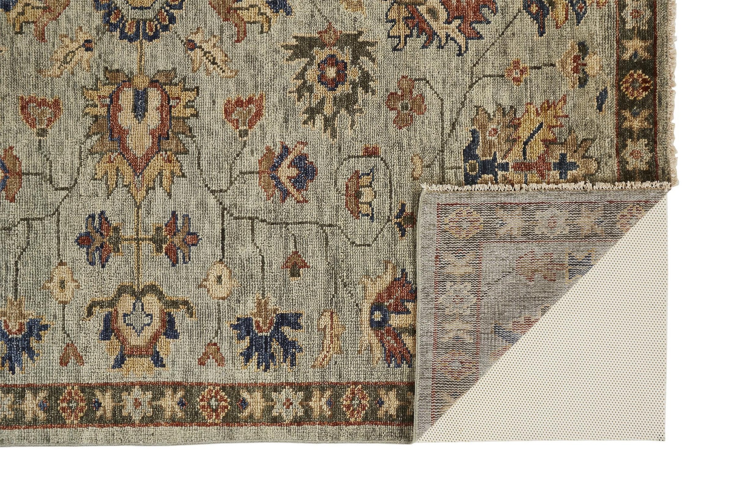 Feizy Carrington 6503F Rug in Gray / Gold - Image 6