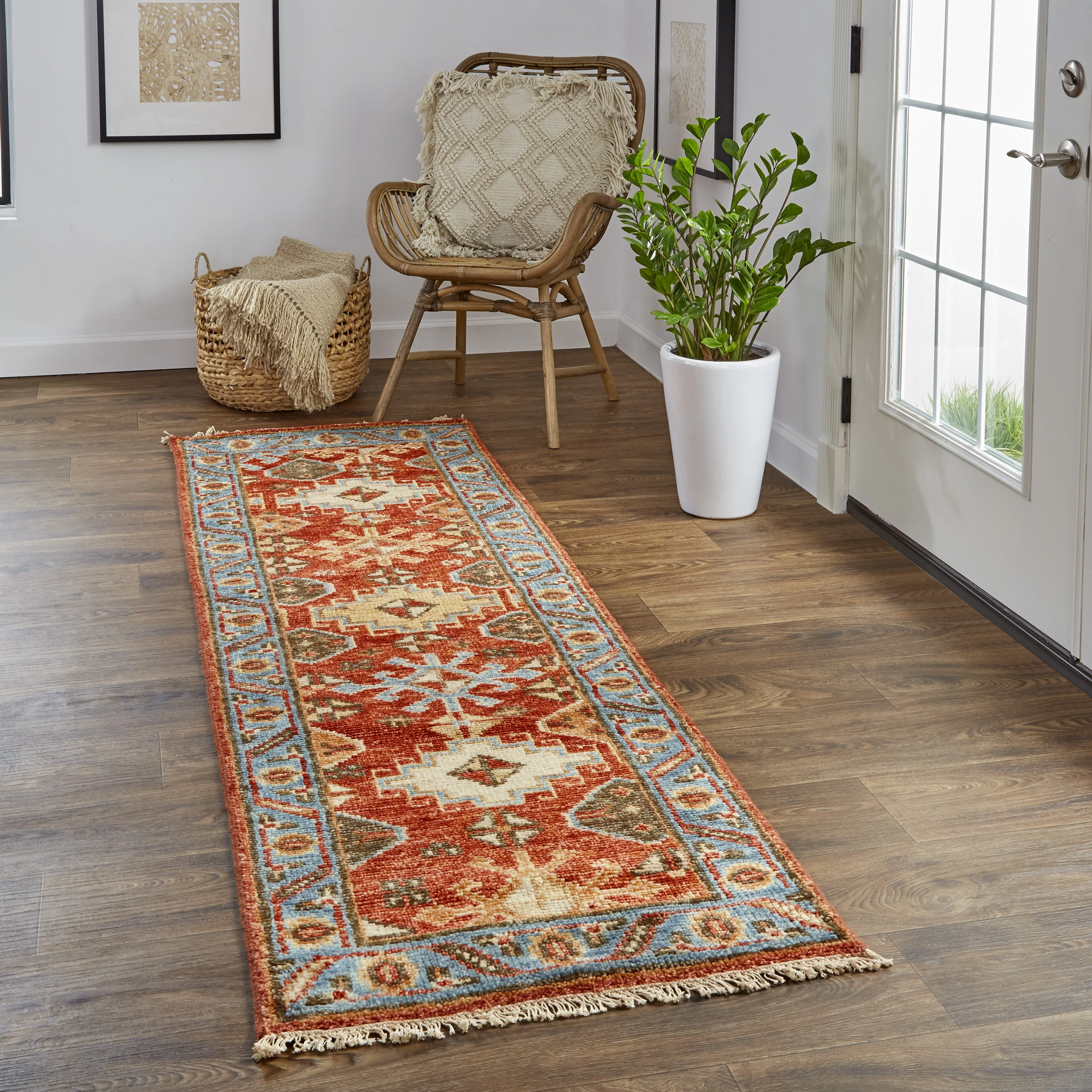 Feizy Carrington 6504F Rug in Gray / Gold - Image 3
