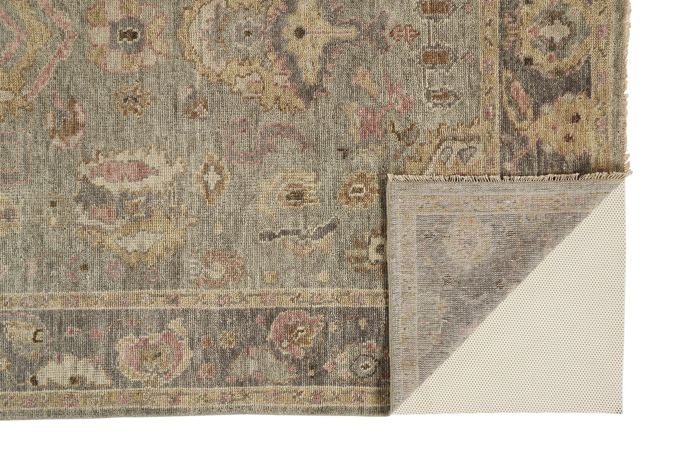 Feizy Carrington 6504F Rug in Gray / Gold - Image 7