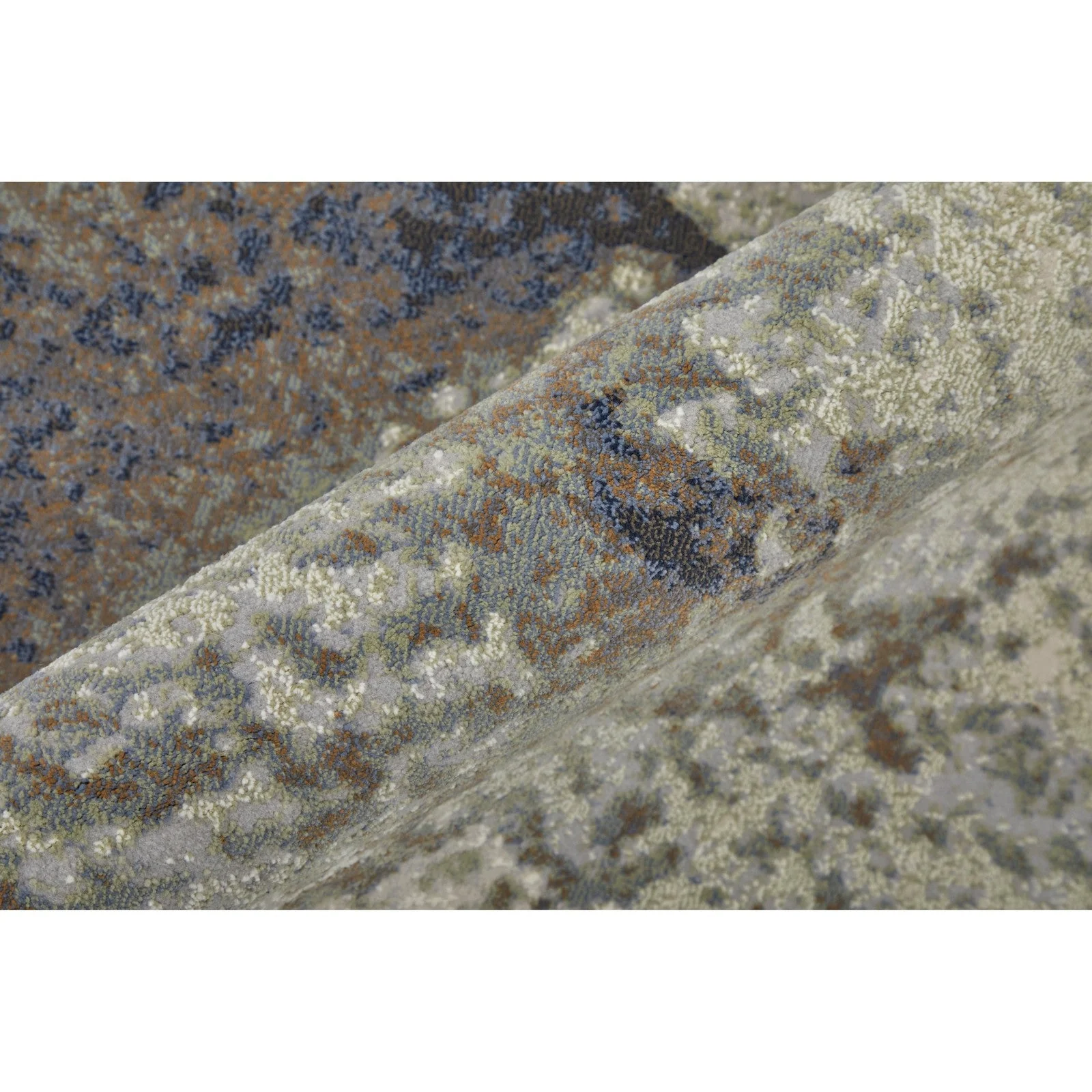 Feizy Clio 39LVF Modern Abstract in Taupe/Brown/Black - Image 7