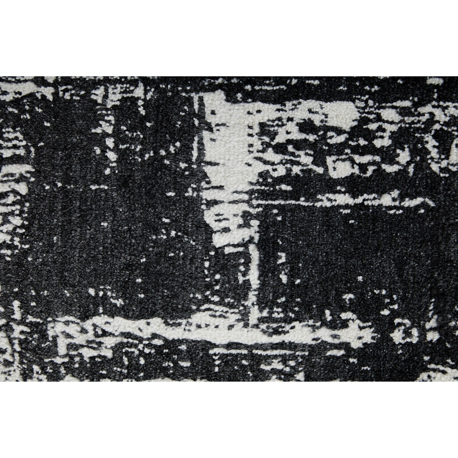 Feizy Coda 8929F Modern Abstract Rug in Black/White - Image 10