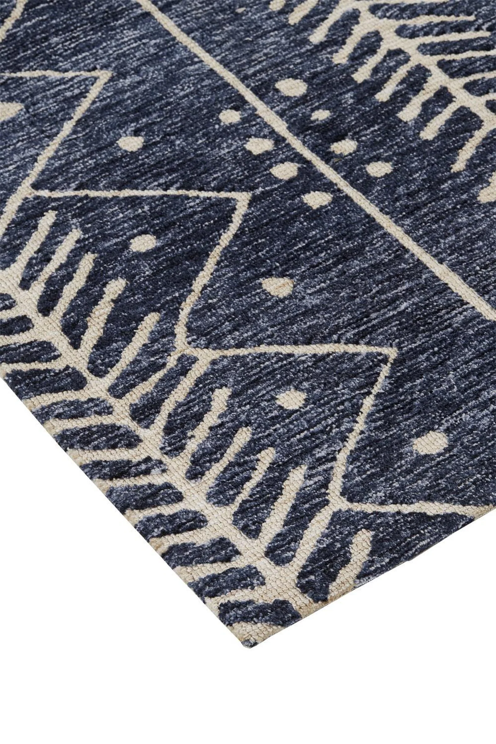 Feizy Colton 8318F Rug in Blue / Beige - Image 4