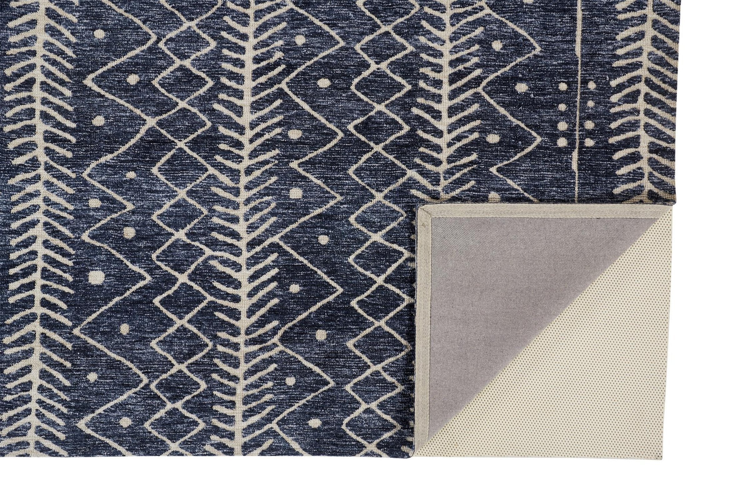 Feizy Colton 8318F Rug in Blue / Beige - Image 5