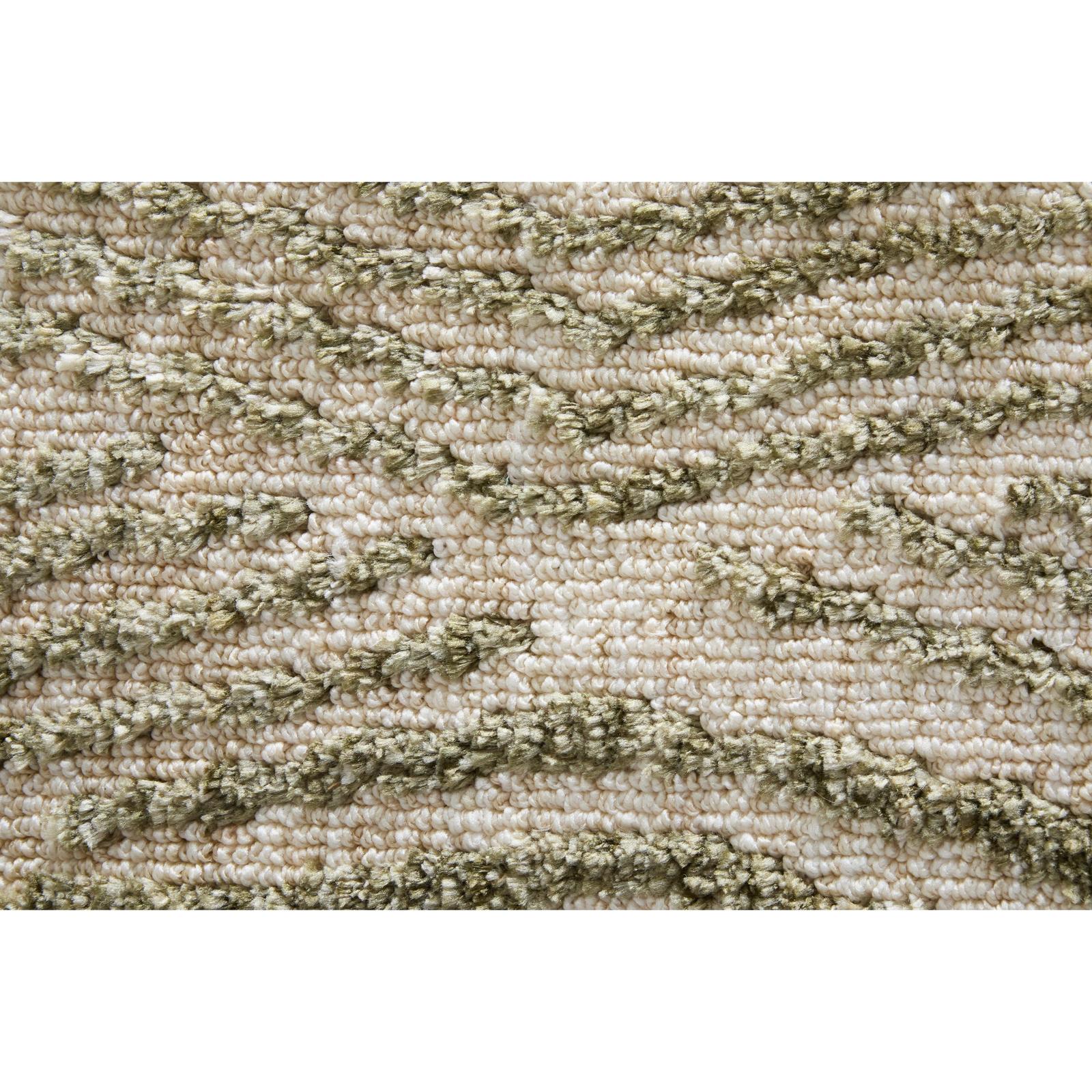 Feizy Colton 8A53F Modern Abstract Rug in Green/Tan - Image 4
