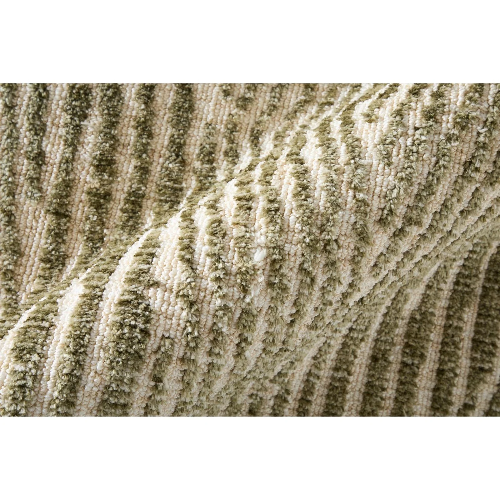 Feizy Colton 8A53F Modern Abstract Rug in Green/Tan - Image 5