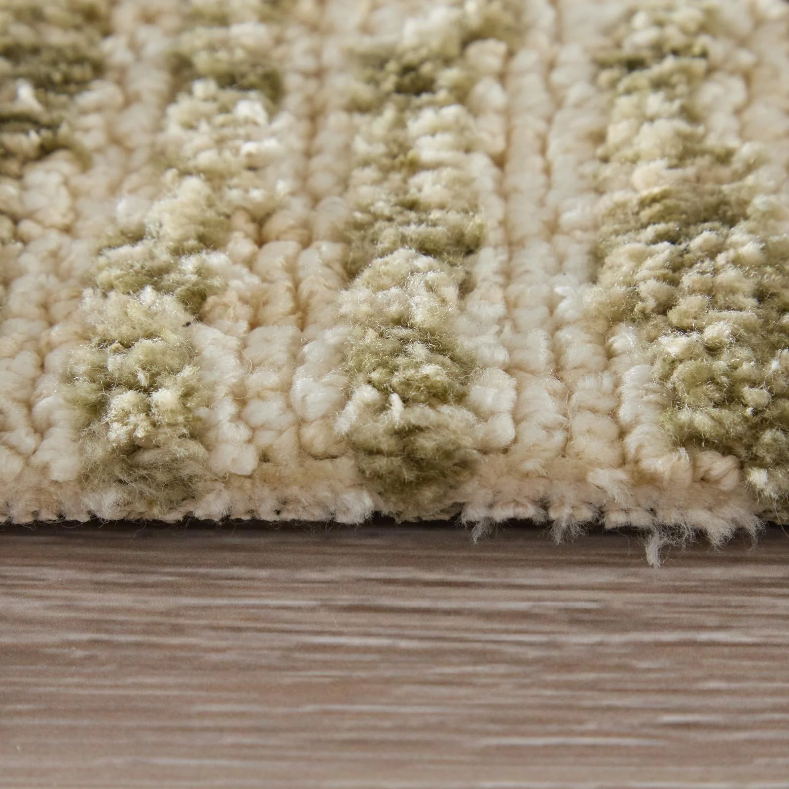Feizy Colton 8A53F Modern Abstract Rug in Green/Tan - Image 9