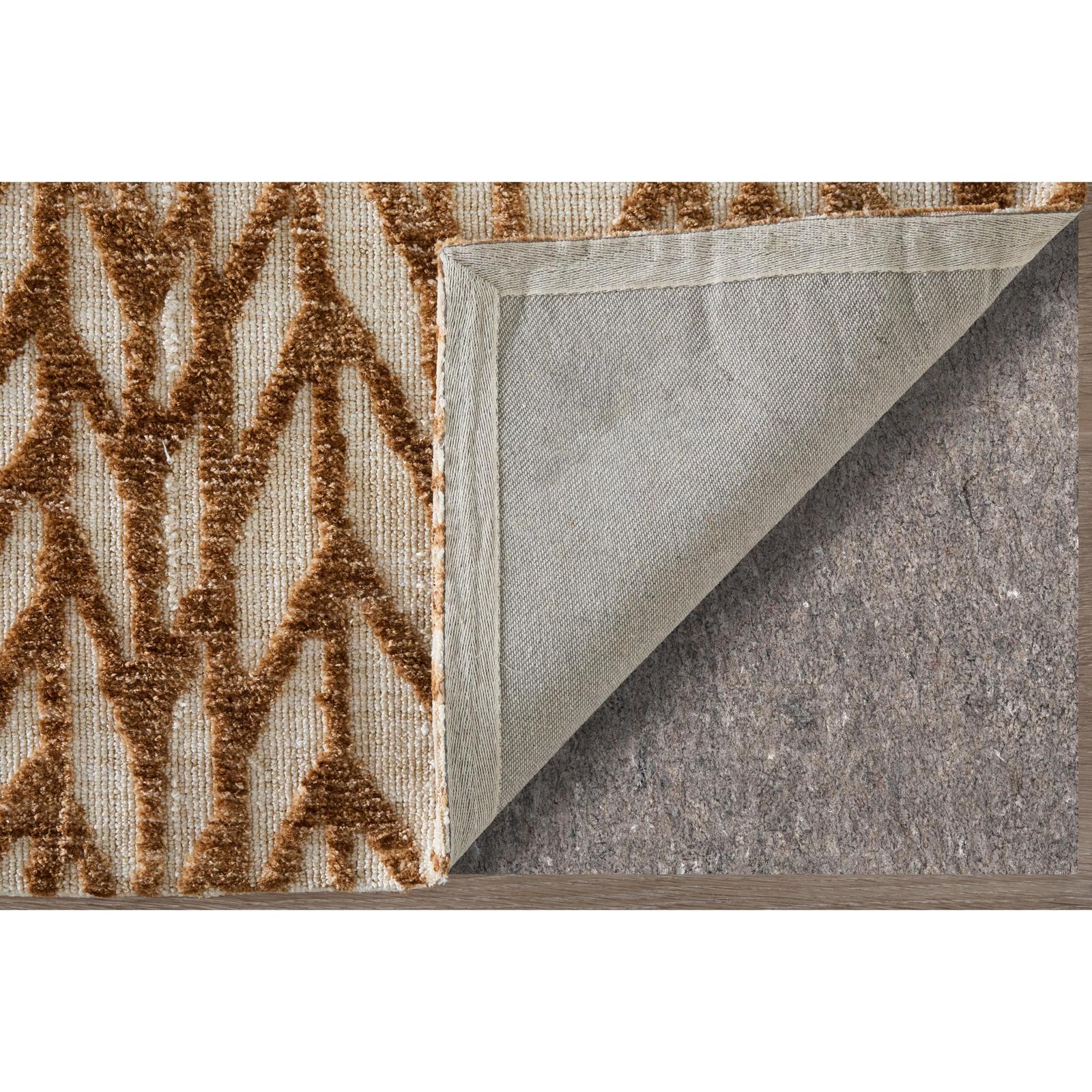 Feizy Colton 8A55F Modern Chevron Rug in Brown/Tan - Image 5