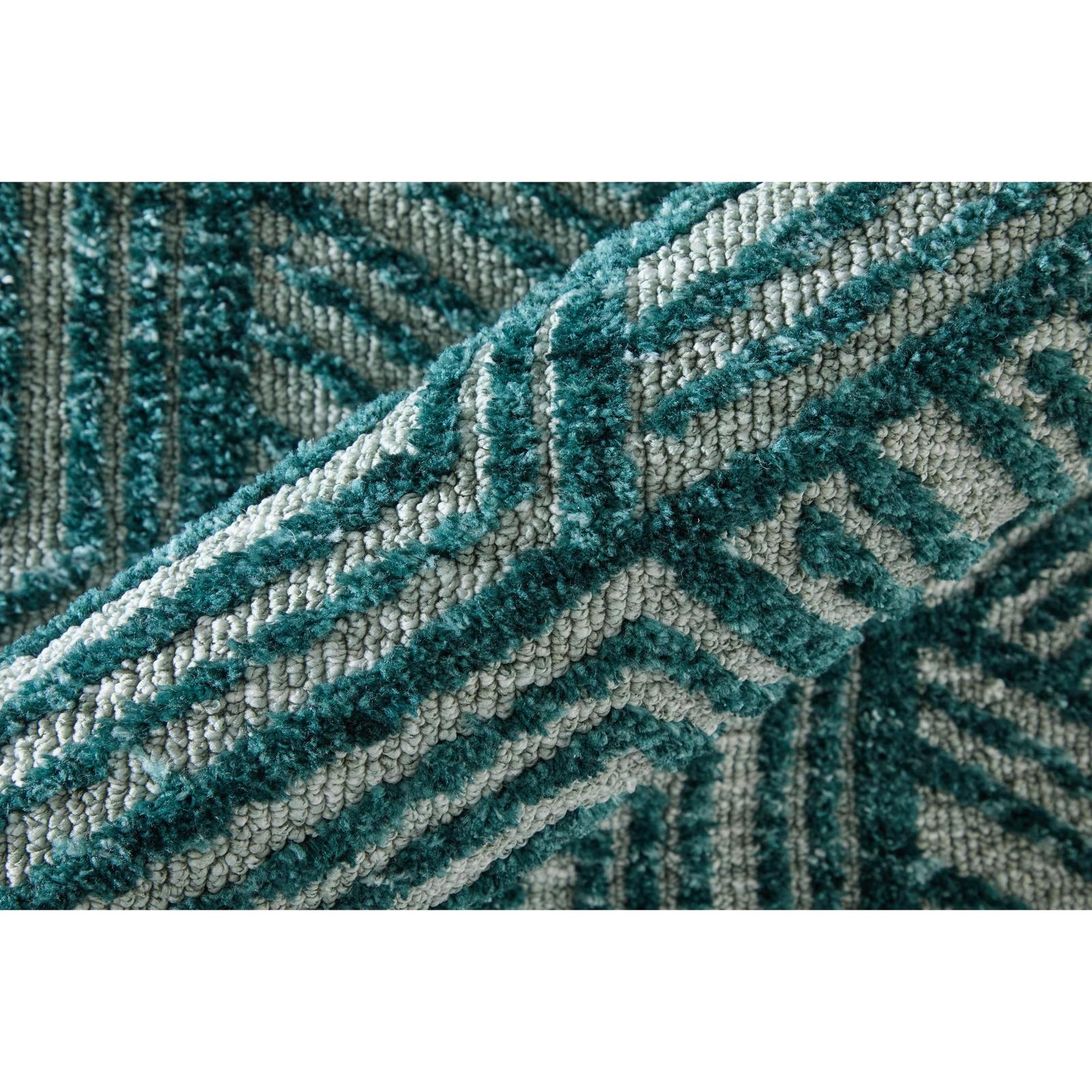 Feizy Colton 8A57F Modern Geometric Rug in Blue - Image 6