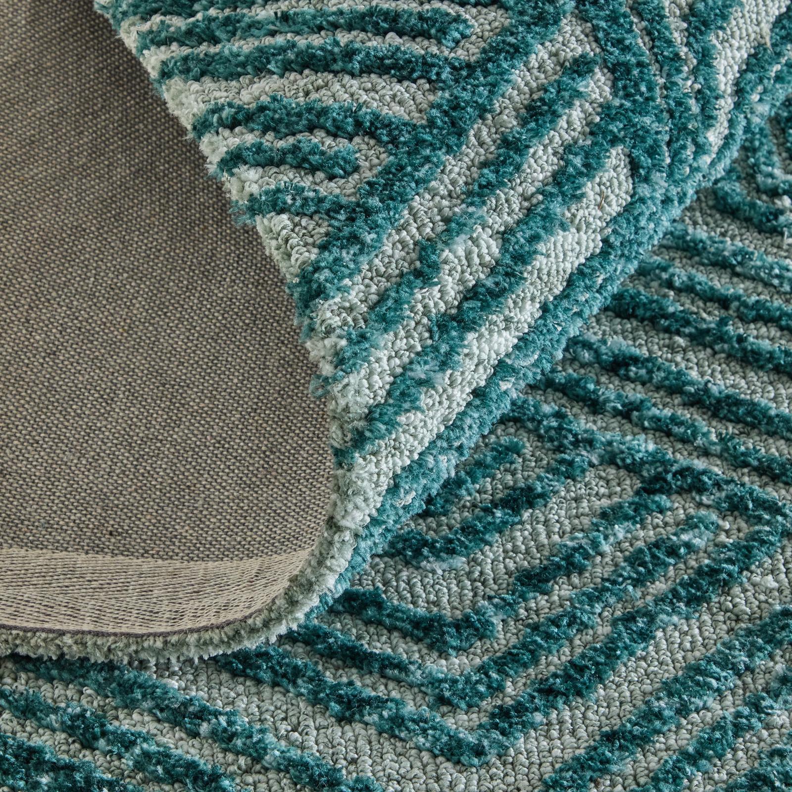 Feizy Colton 8A57F Modern Geometric Rug in Blue - Image 8