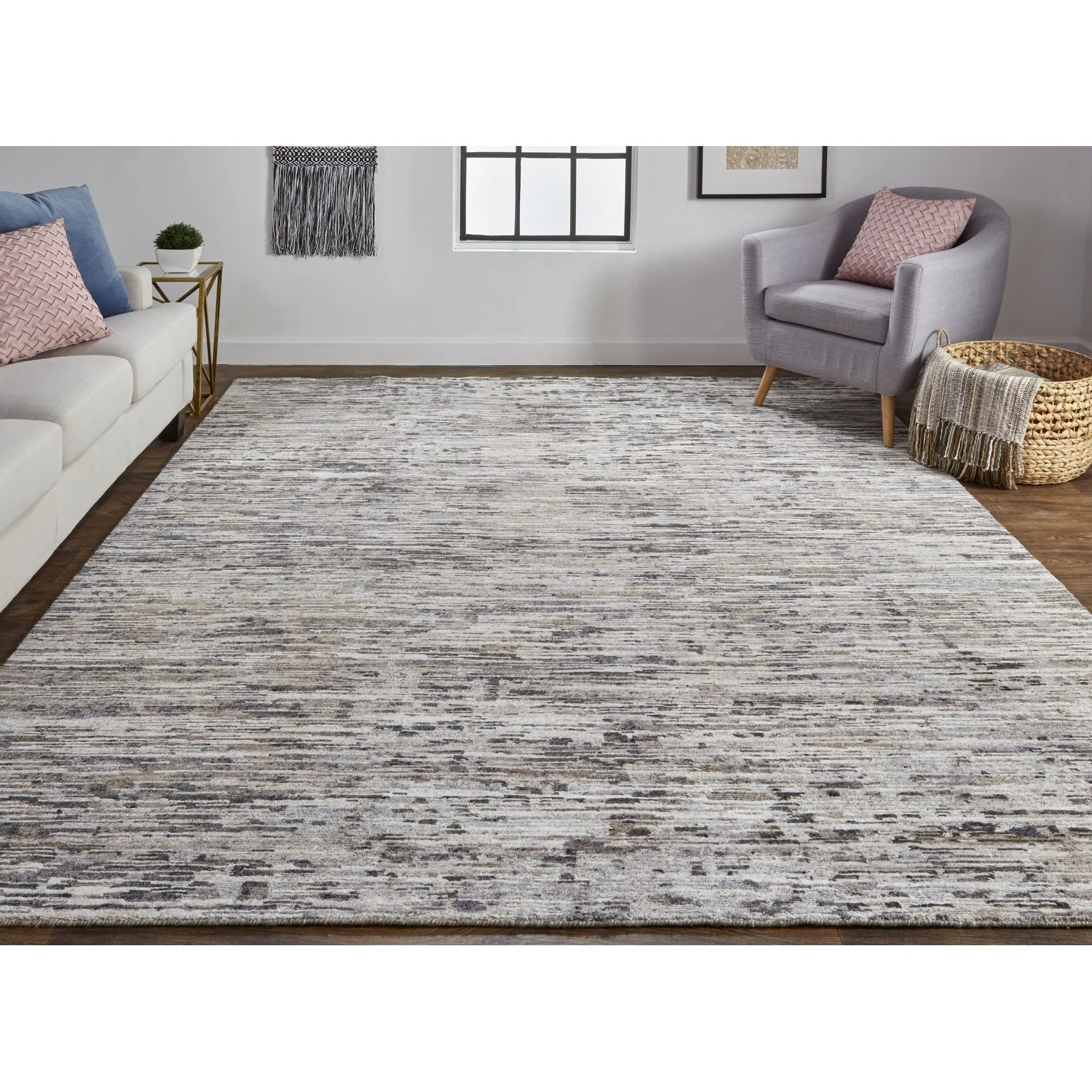 Feizy Conroe 6821F Rug in Gray - Image 6