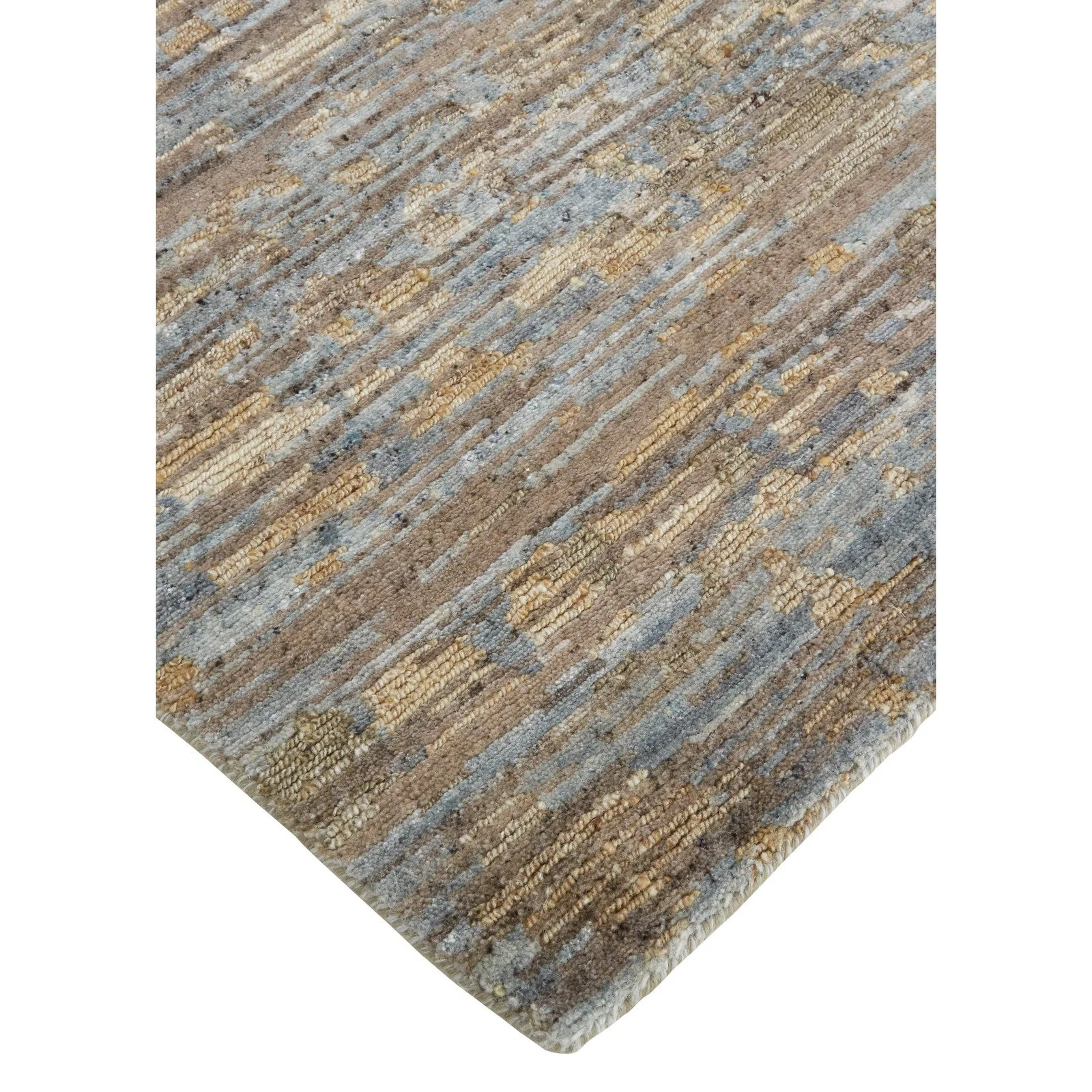 Feizy Conroe 6822F Modern Abstract in Brown/Gray - Image 5