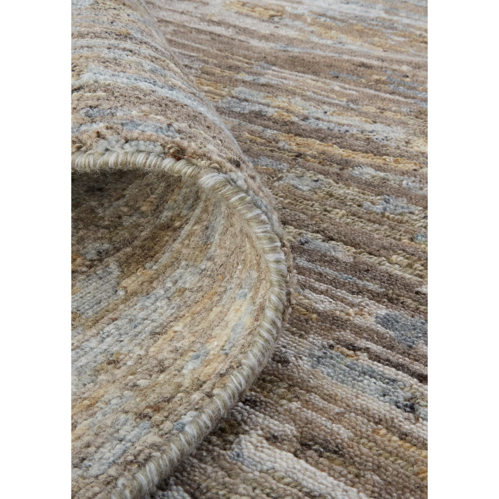 Feizy Conroe 6822F Modern Abstract in Brown/Gray - Image 8