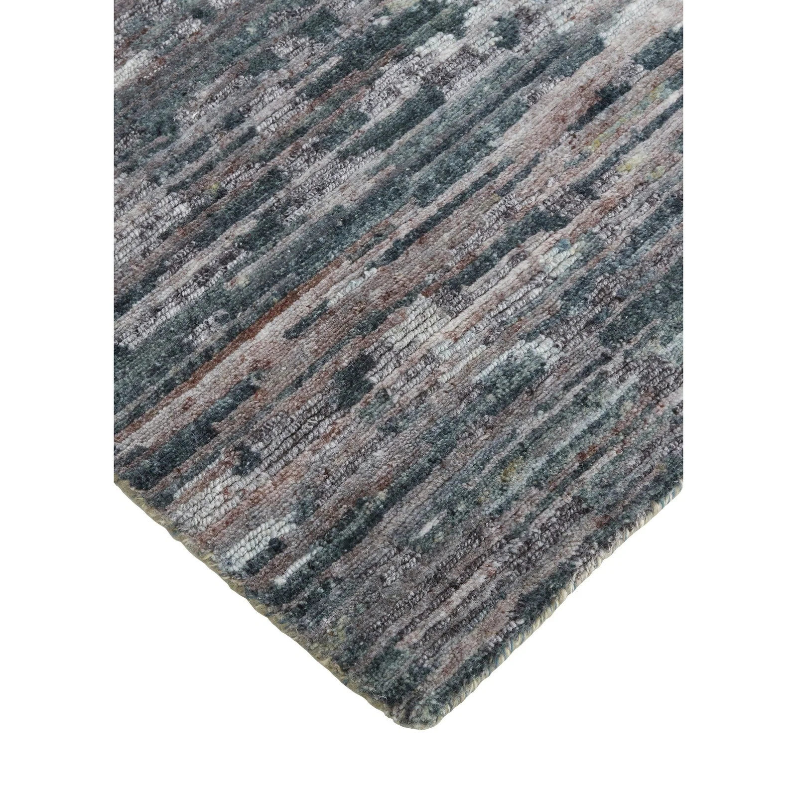 Feizy Conroe 6823F Modern Abstract in Blue/Gray - Image 5