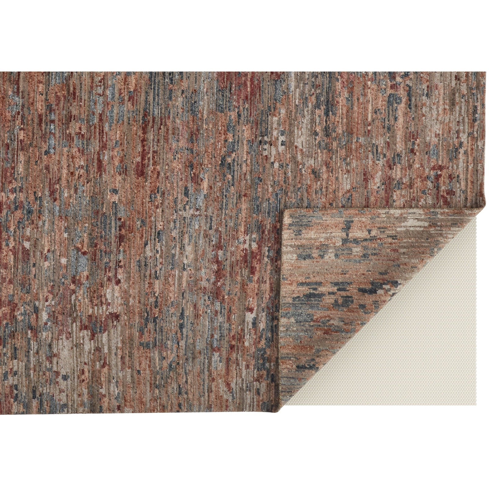 Feizy Conroe 6827F Modern Abstract in Red/Blue - Image 6
