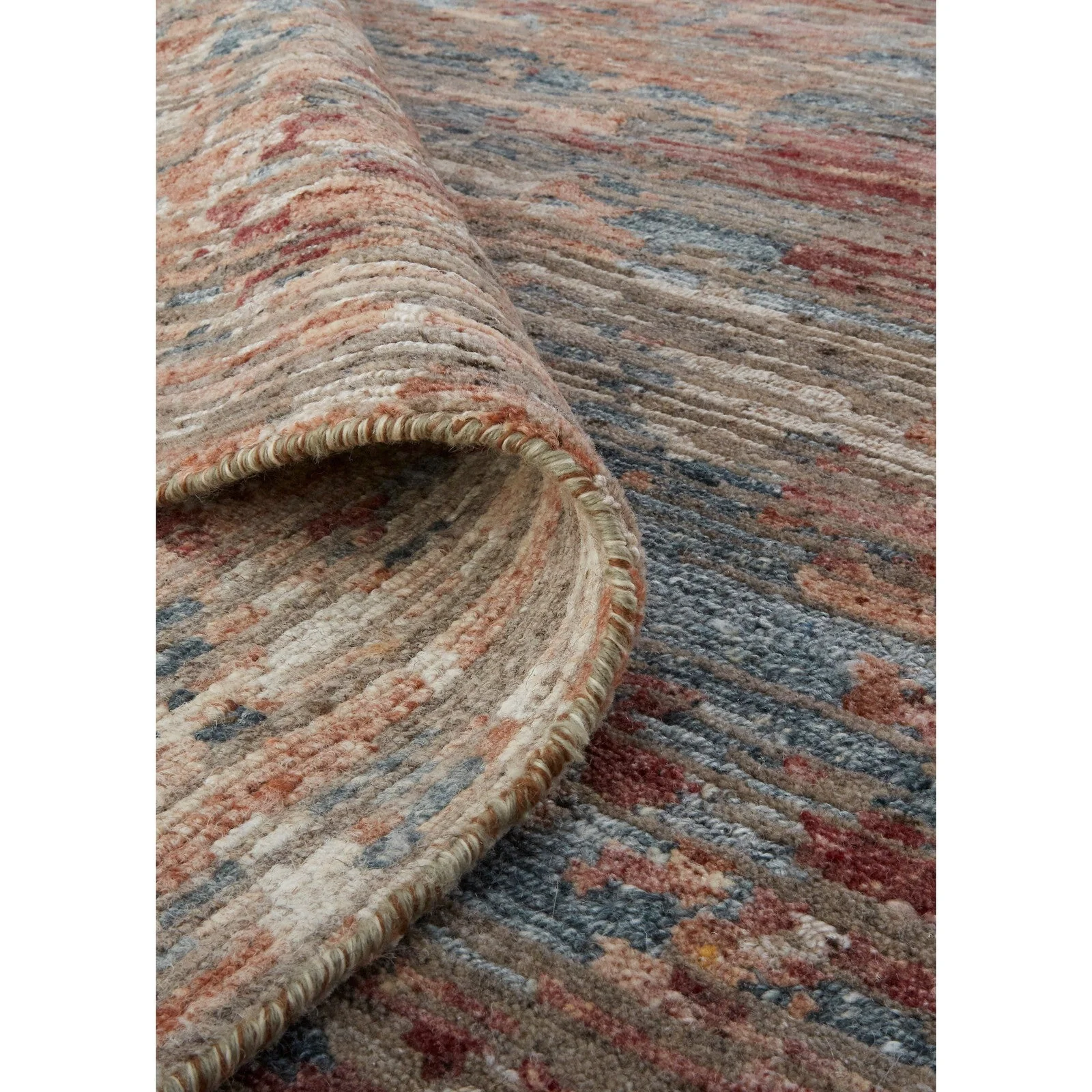 Feizy Conroe 6827F Modern Abstract in Red/Blue - Image 7