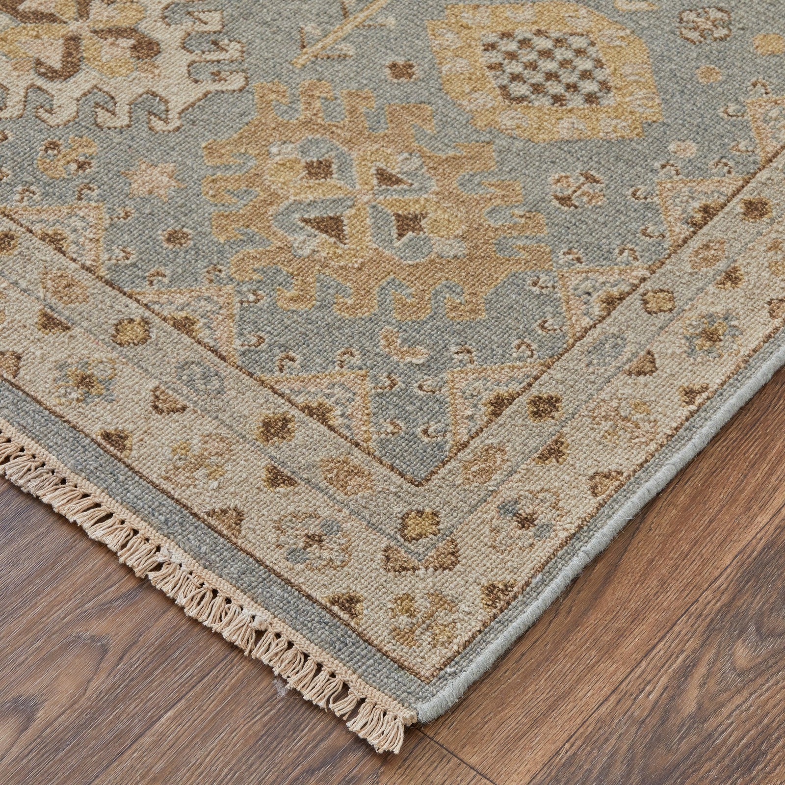 Feizy Corbitt 0610F Traditional Oriental in Blue/Gray/Ivory - Image 5