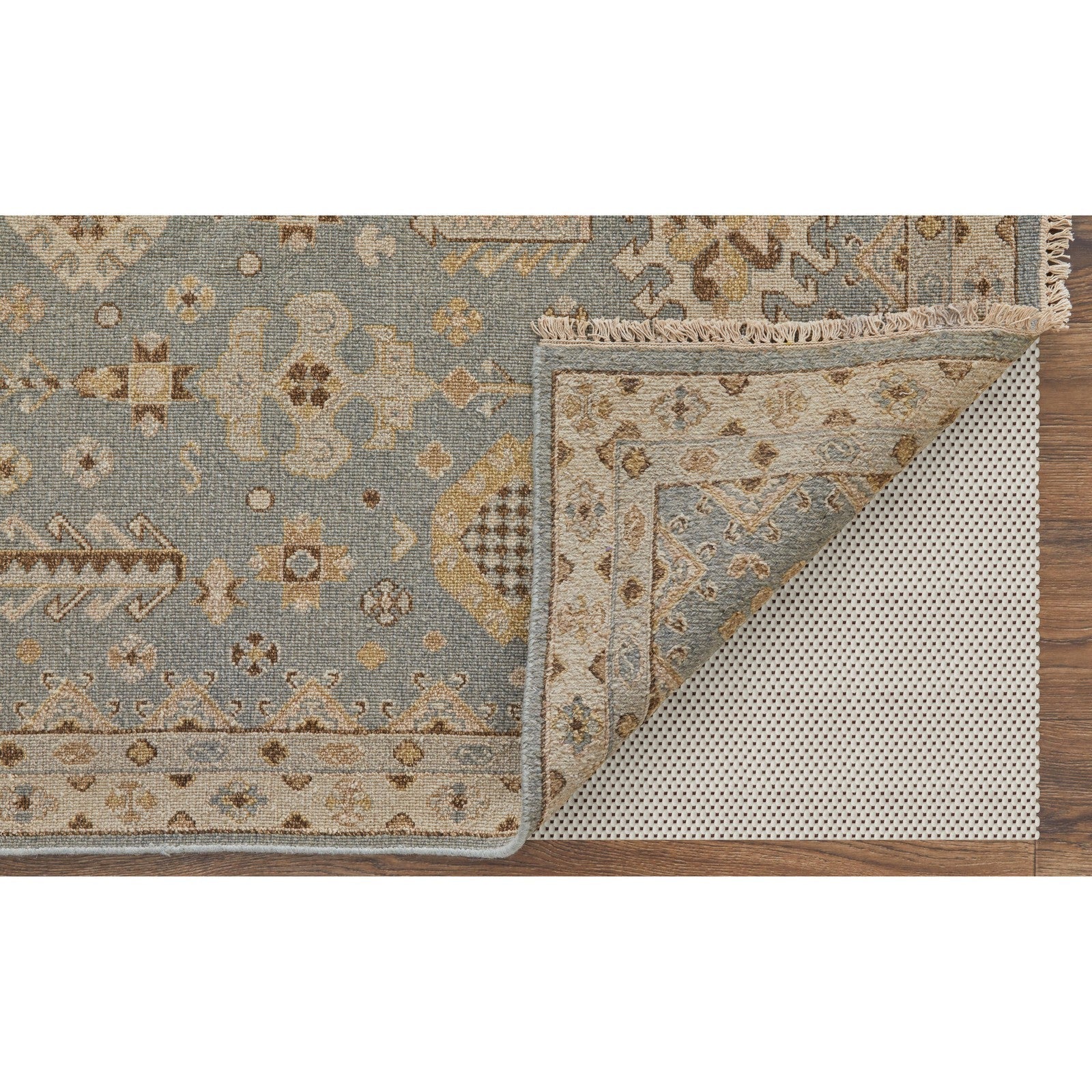 Feizy Corbitt 0610F Traditional Oriental in Blue/Gray/Ivory - Image 6