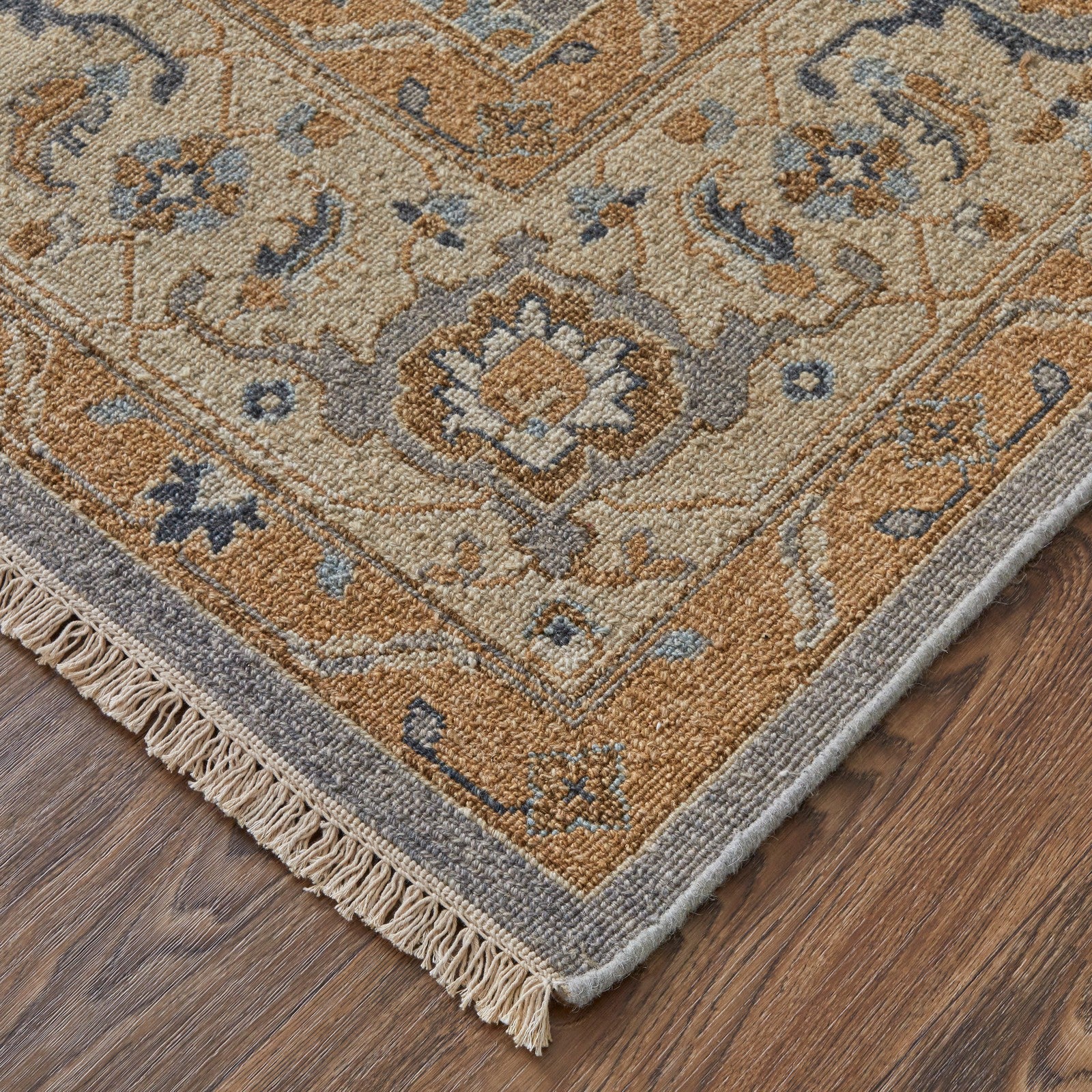 Feizy Corbitt 0611F Traditional Oriental in Gray/Gold - Image 4