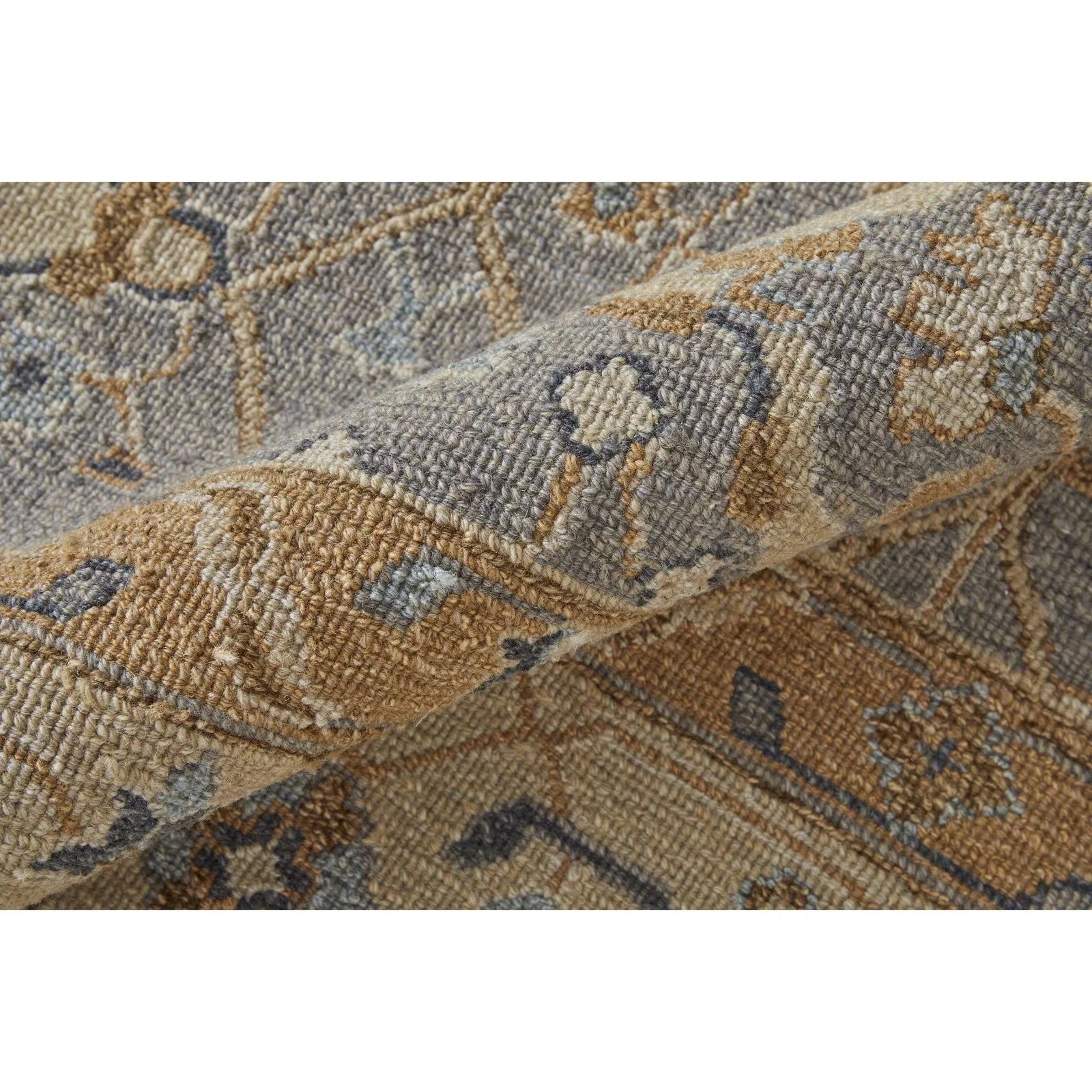 Feizy Corbitt 0611F Traditional Oriental in Gray/Gold - Image 8
