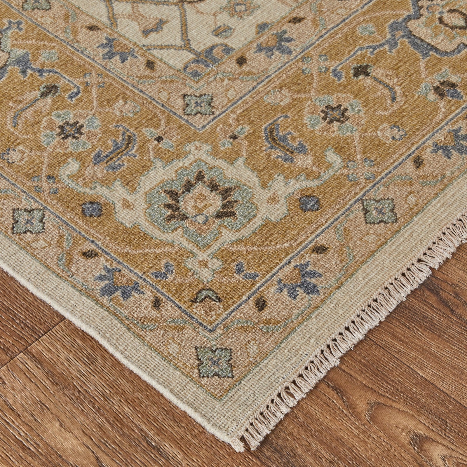 Feizy Corbitt 0611F Traditional Oriental in Ivory/Gold - Image 2