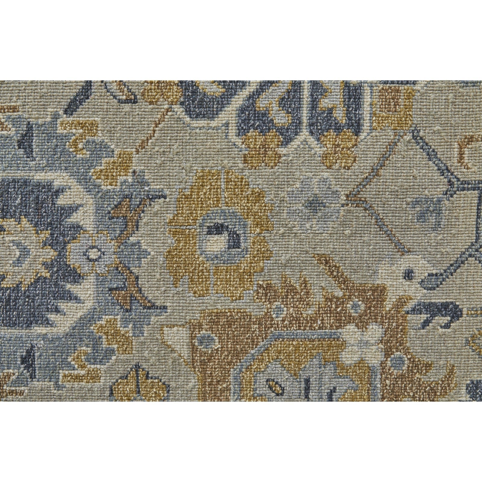 Feizy Corbitt 0612F Traditional Oriental in Blue/Brown/Gray - Image 8