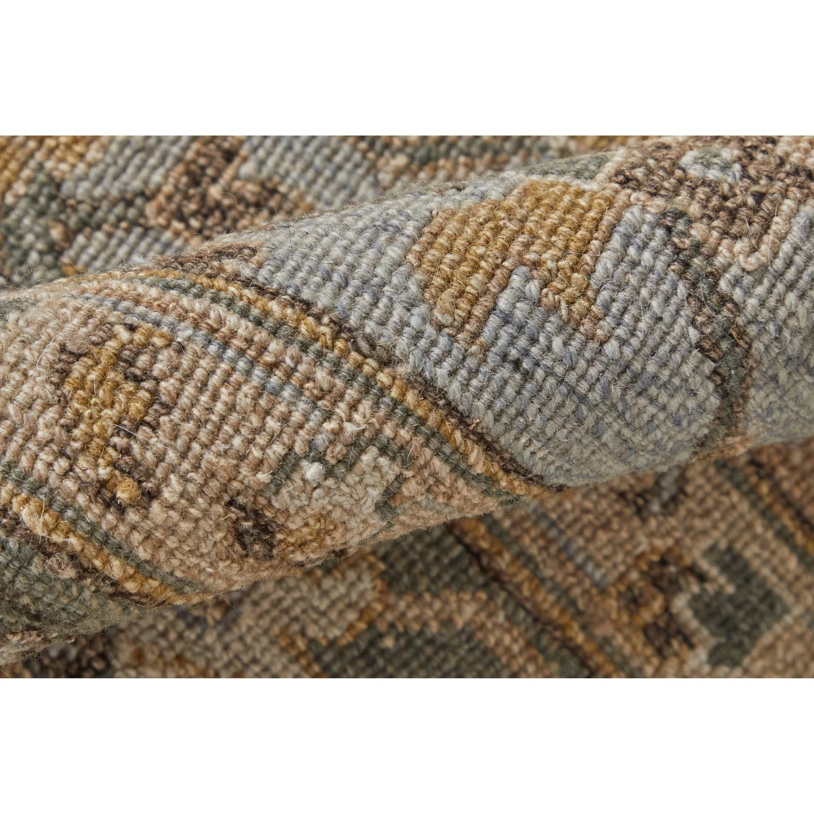Feizy Corbitt 0612F Traditional Oriental in Blue/Gold/Gray - Image 6