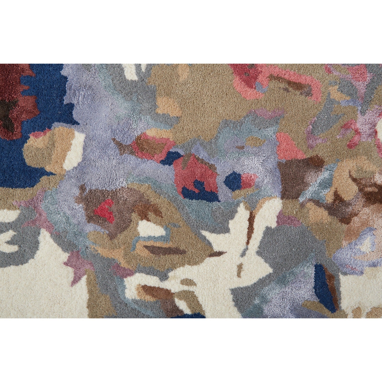 Feizy Dafney 8865F Transitional Floral & Botanical in Blue/Pink/Gray - Image 7