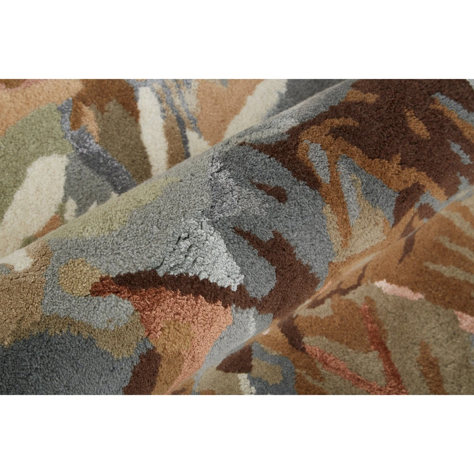 Feizy Dafney 8868F Transitional Floral & Botanical in Tan/Gray/Green - Image 6