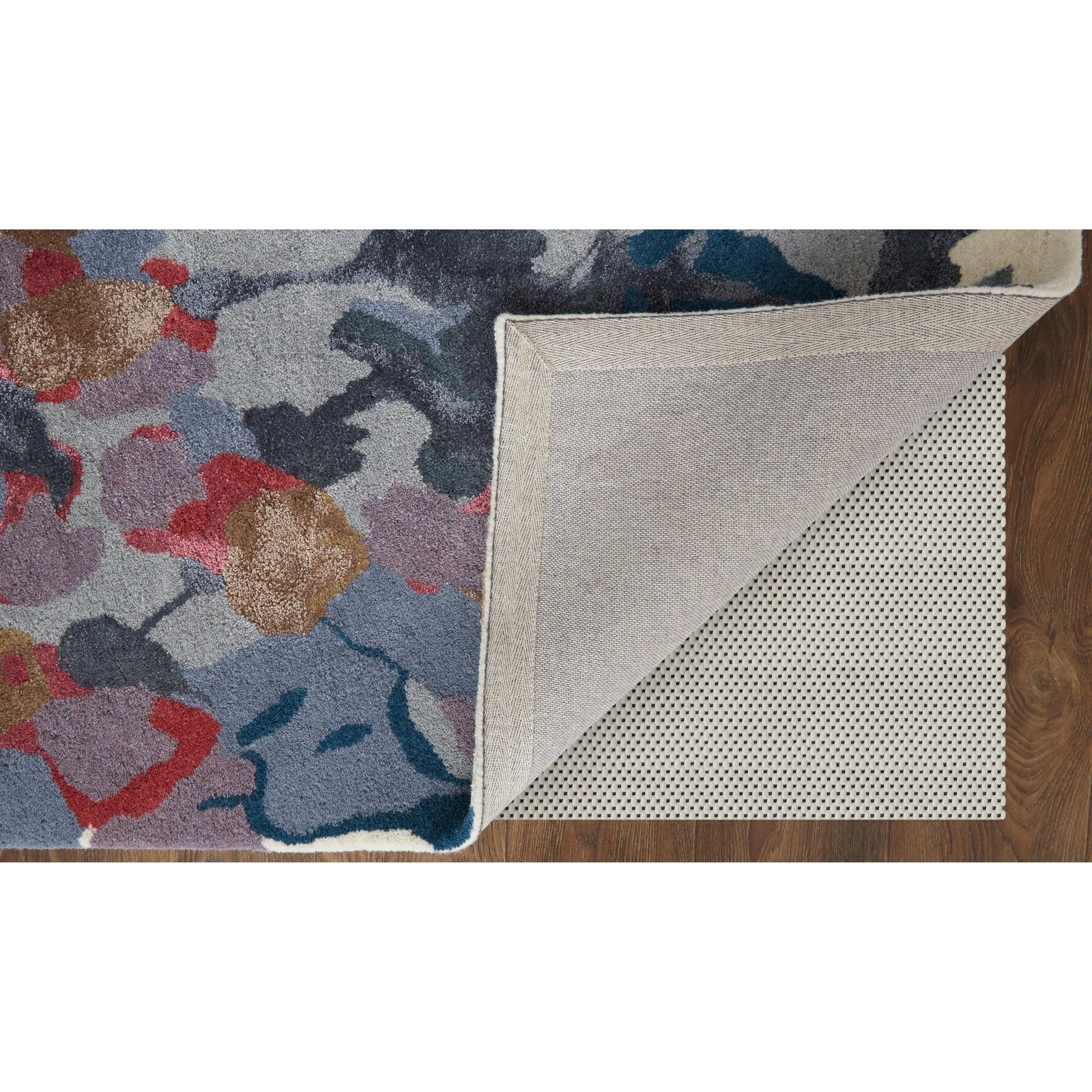 Feizy Dafney 8869F Transitional Floral & Botanical in Blue/Gray/Pink - Image 5