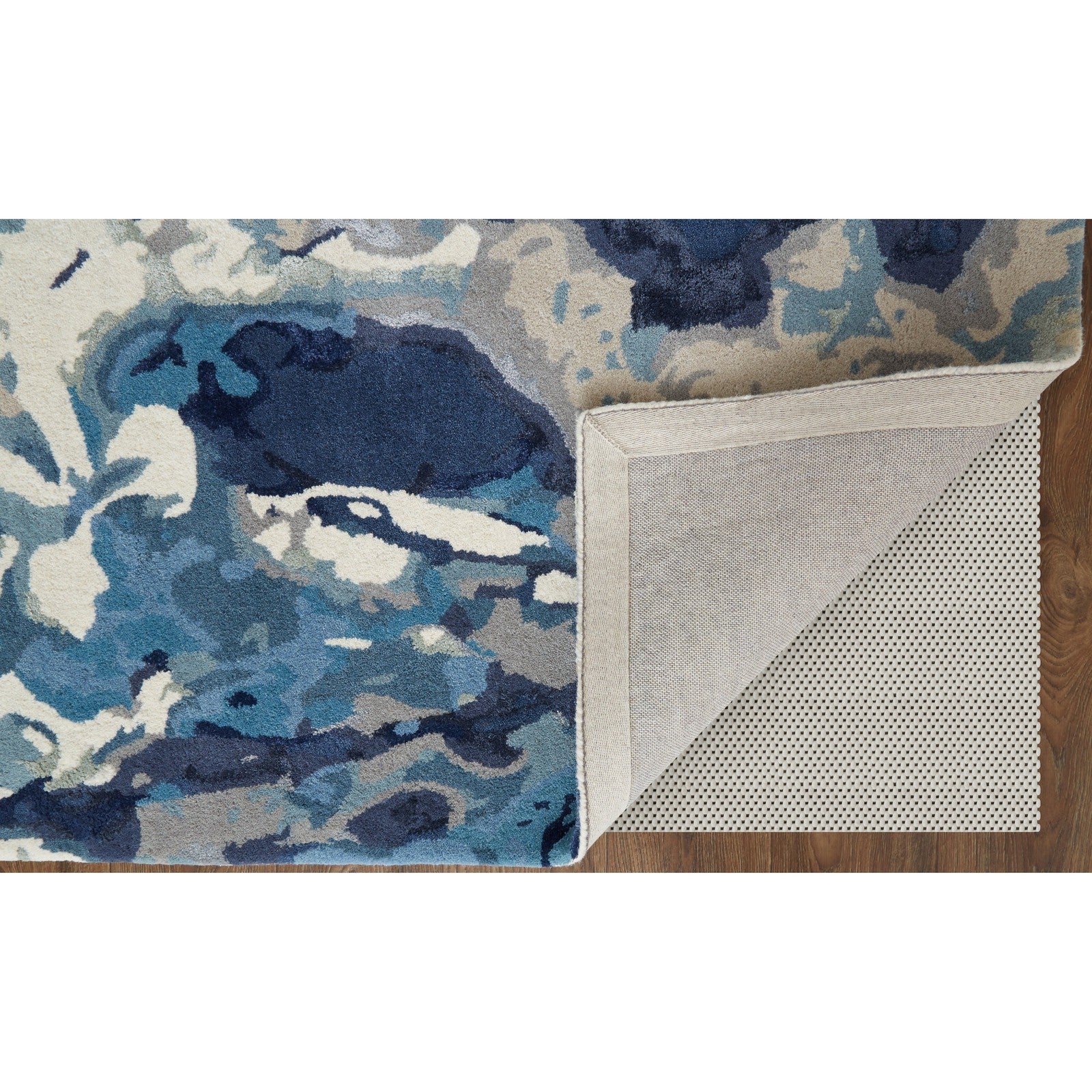 Feizy Dafney 8871F Transitional Floral & Botanical in Blue - Image 5