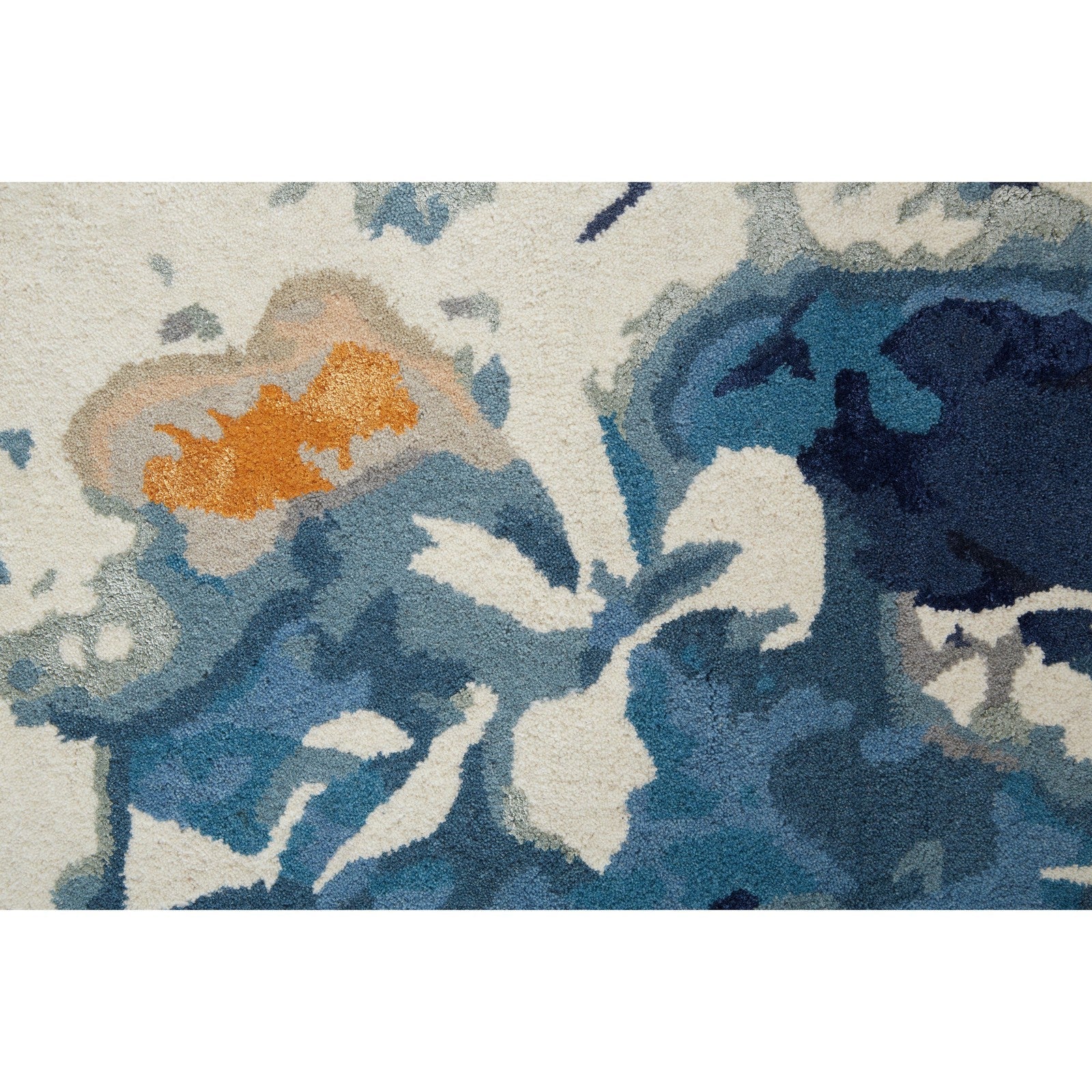 Feizy Dafney 8871F Transitional Floral & Botanical in Blue - Image 7