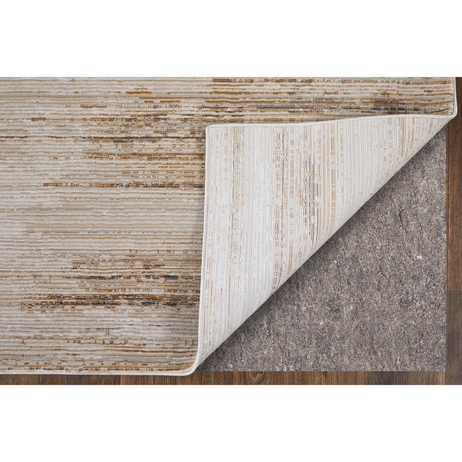 Feizy Deja 39PKF Modern Distressed Rug in Ivory/Brown/Tan - Image 5