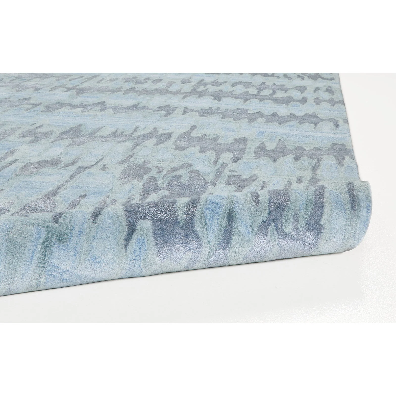 Feizy Dryden 8787F Transitional Abstract in Blue/Green/Gray - Image 7