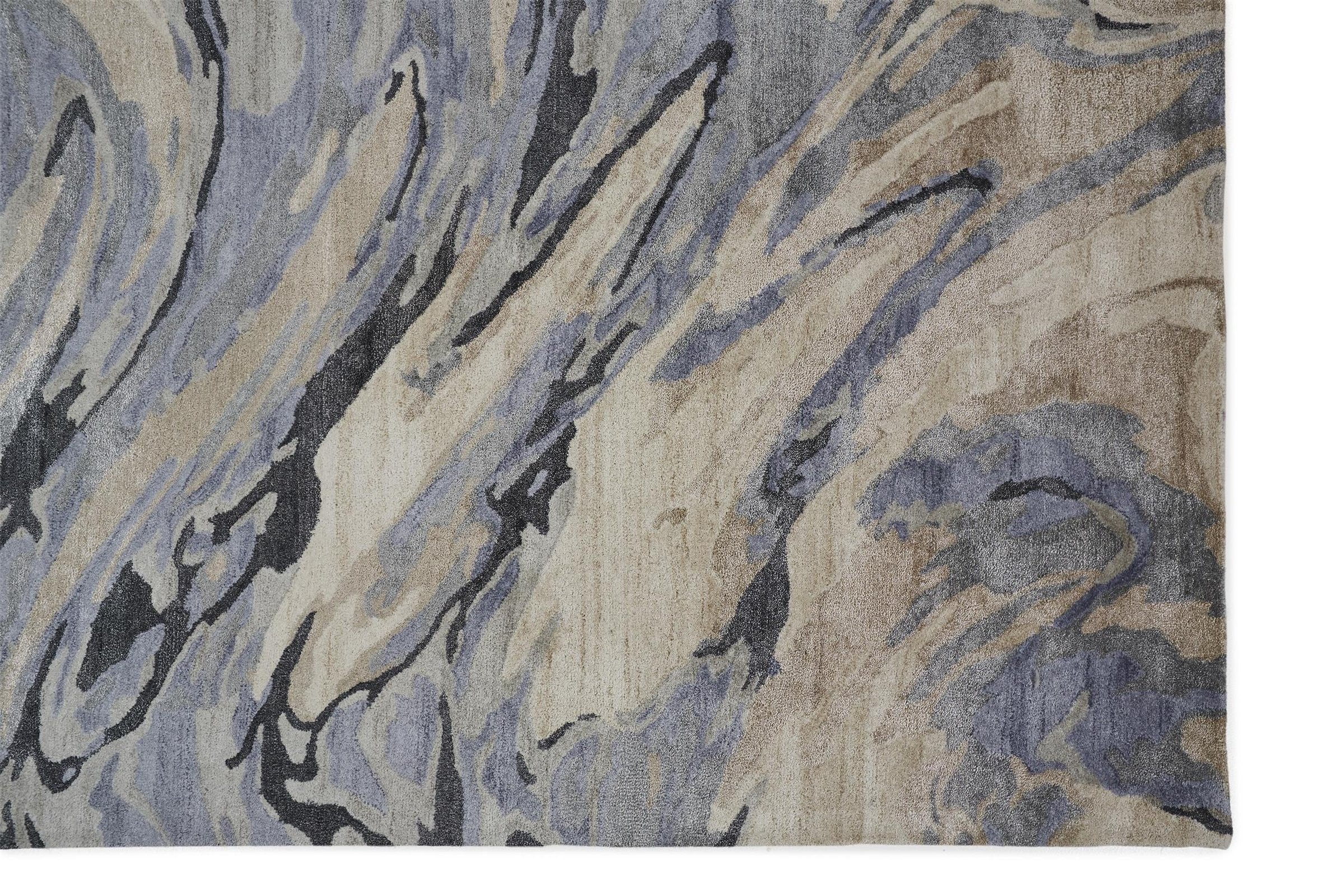 Feizy Dryden 8790F Rug in Blue/Gray - Image 3