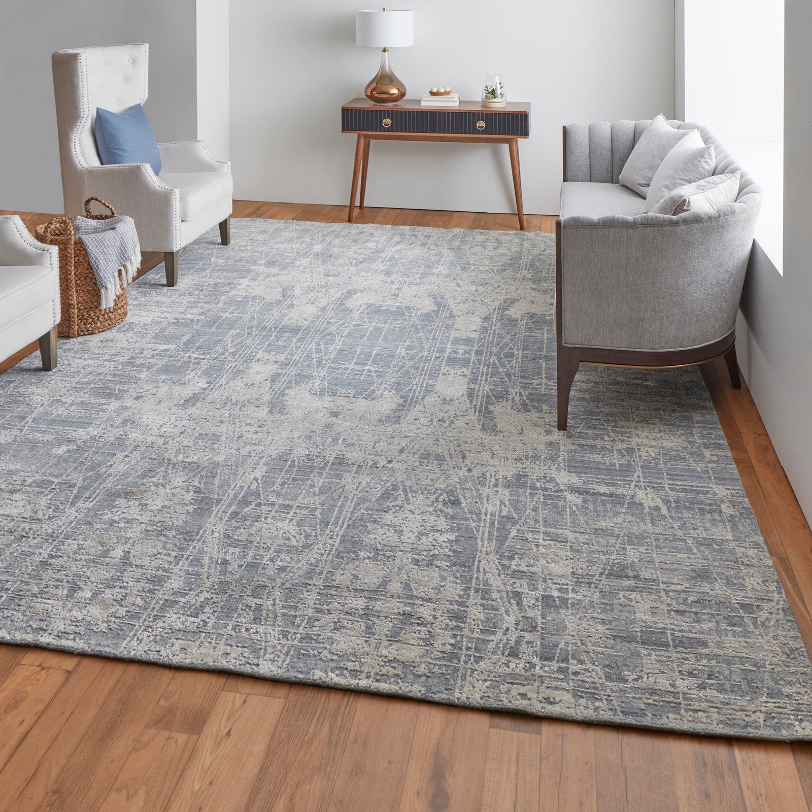 Feizy Eastfield 69A0F Modern Abstract in Gray - Image 3