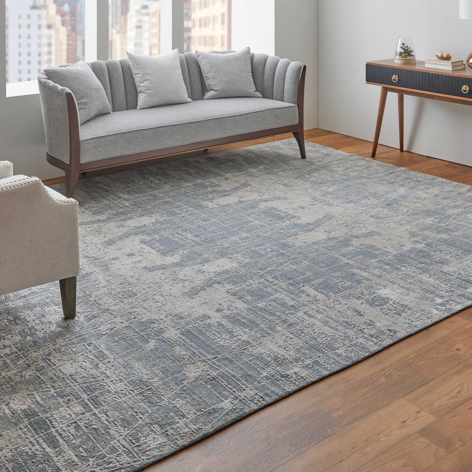 Feizy Eastfield 69A0F Modern Abstract in Gray - Image 4