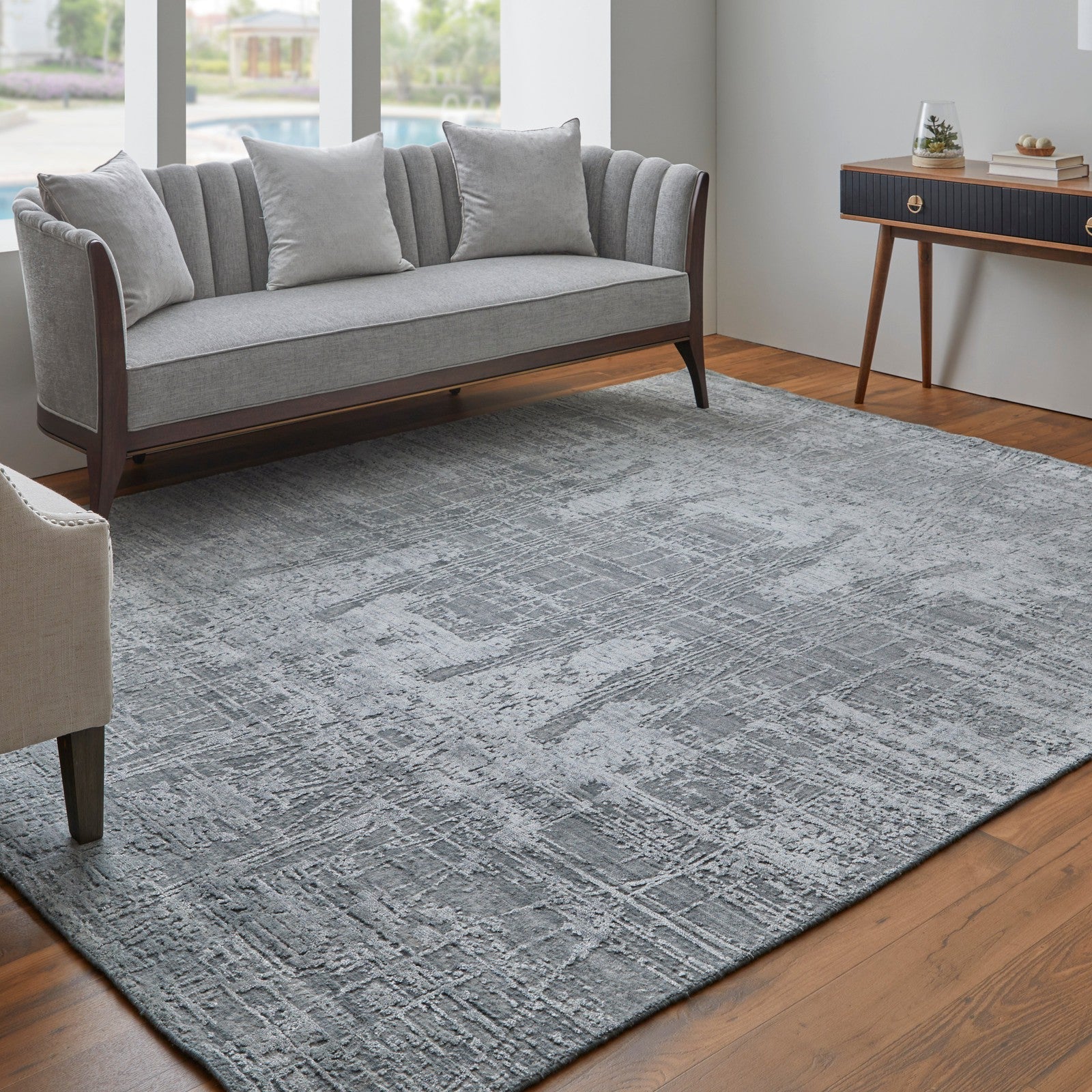 Feizy Eastfield 69A5F Modern Abstract in Gray - Image 4