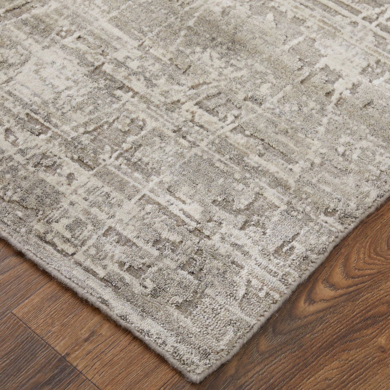 Feizy Eastfield 69A5F Modern Abstract in Gray/Ivory - Image 5