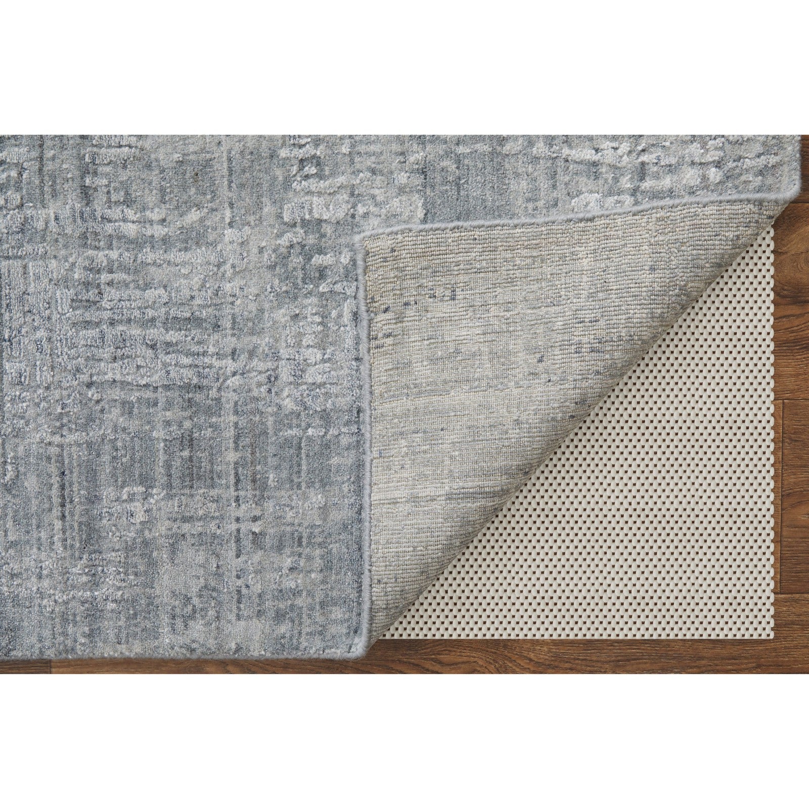Feizy Eastfield 69A8F Modern Abstract in Blue/Silver - Image 6