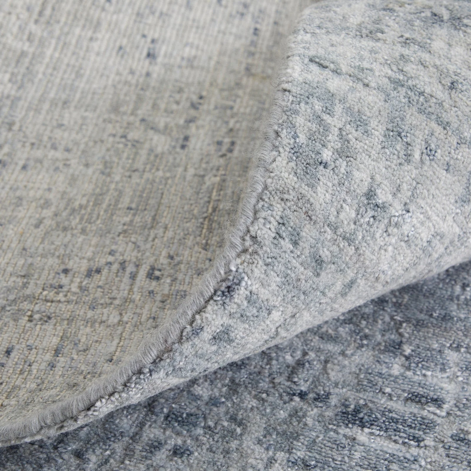 Feizy Eastfield 69A8F Modern Abstract in Blue/Silver - Image 7