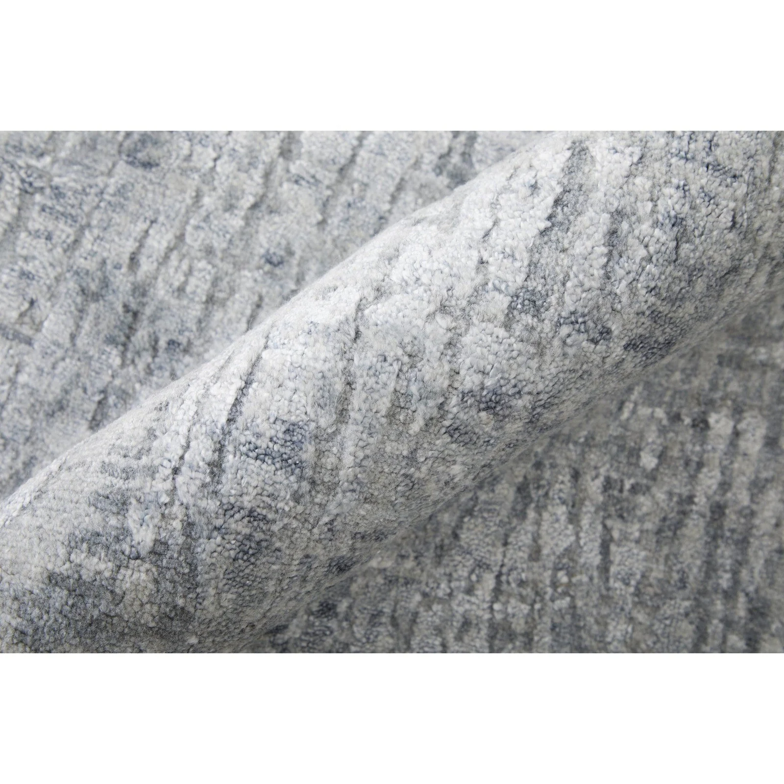 Feizy Eastfield 69A8F Modern Abstract in Blue/Silver - Image 9