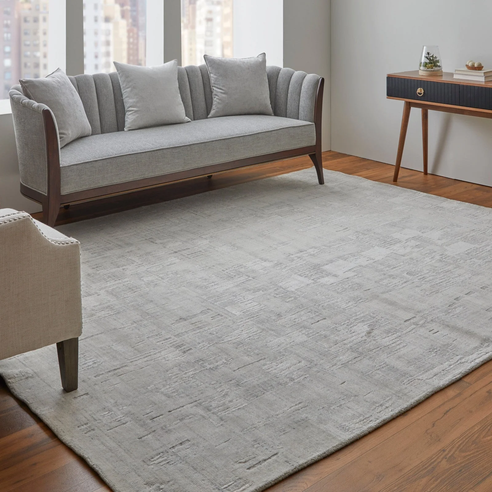 Feizy Eastfield 69ACF Modern Abstract in Ivory - Image 4